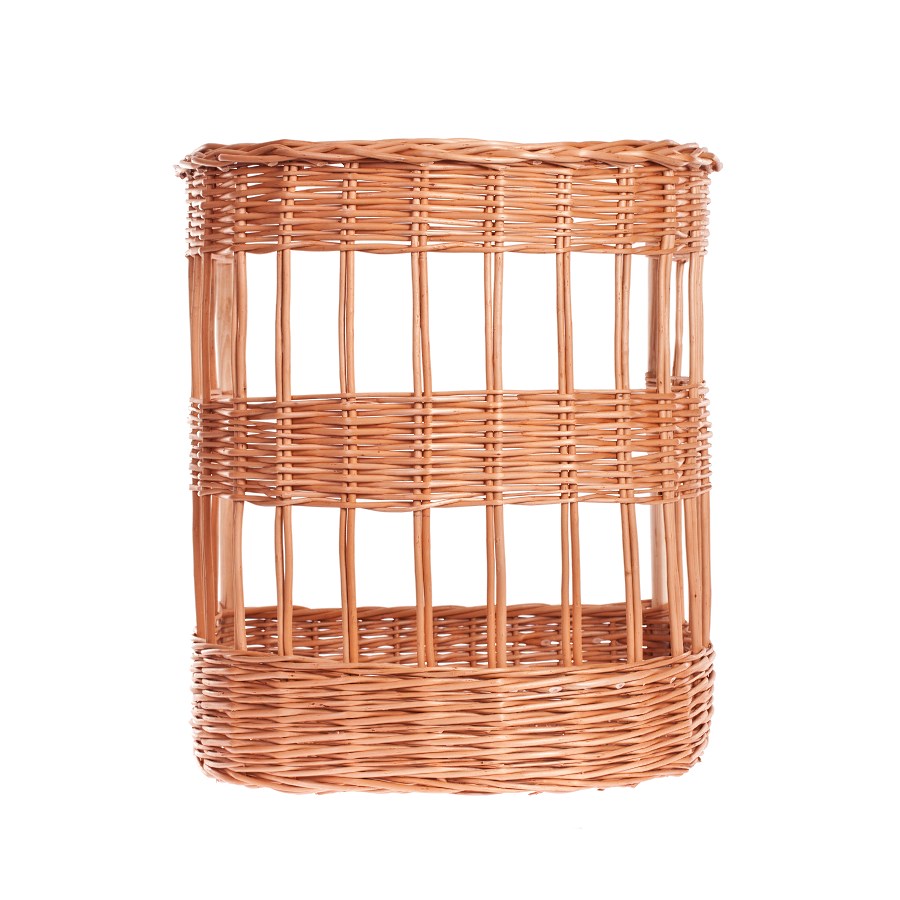 Brivi wiklinowy kosz na bagietki, do sklepu i piekarni TheWickerStories