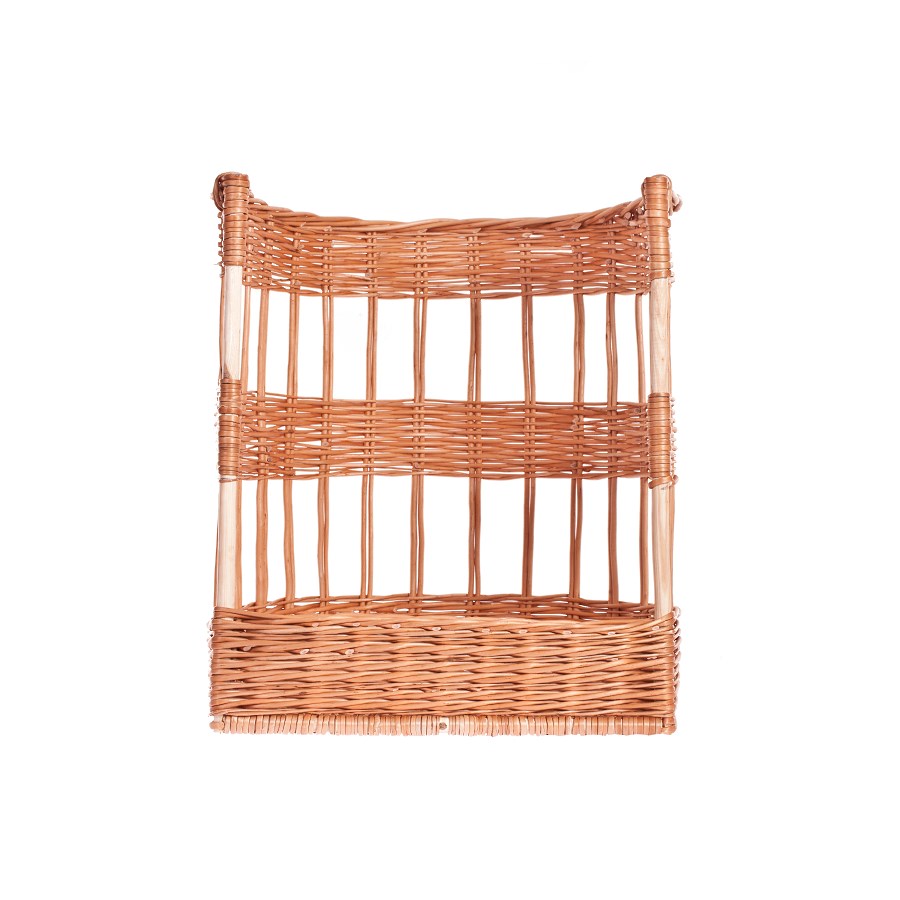 Brivi wiklinowy kosz na bagietki, do sklepu i piekarni TheWickerStories