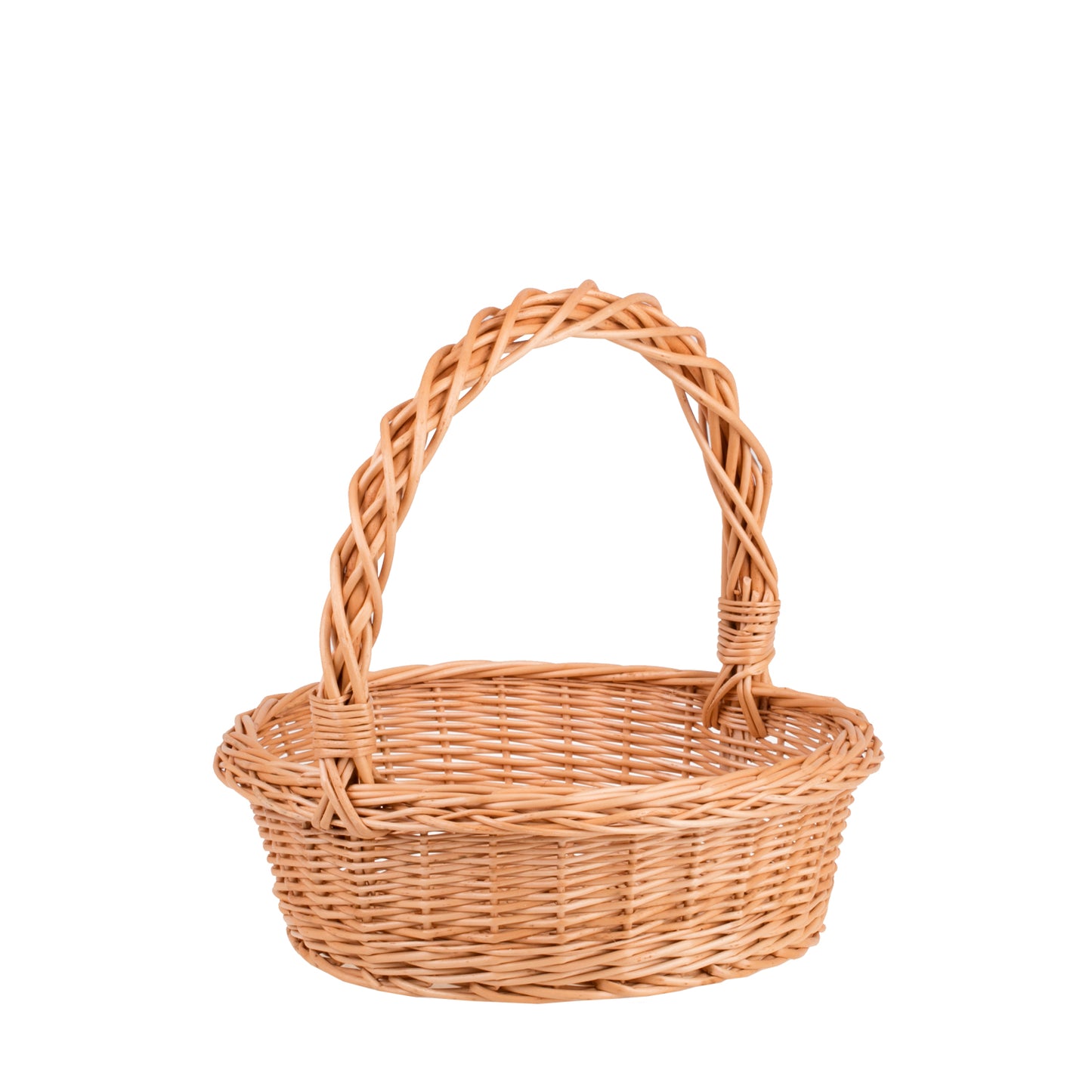 Zalvina wiklinowy kosz prezentowy na uroczystości z rączką TheWickerStories