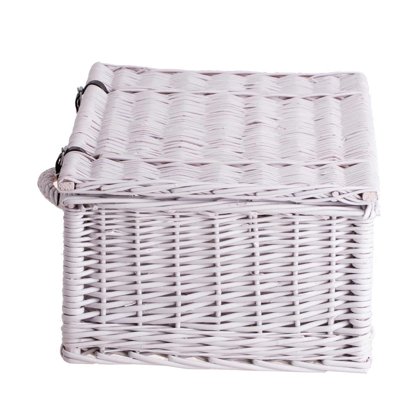 Viviana wiklinowa walizka z rączką i zamknięciem TheWickerStories