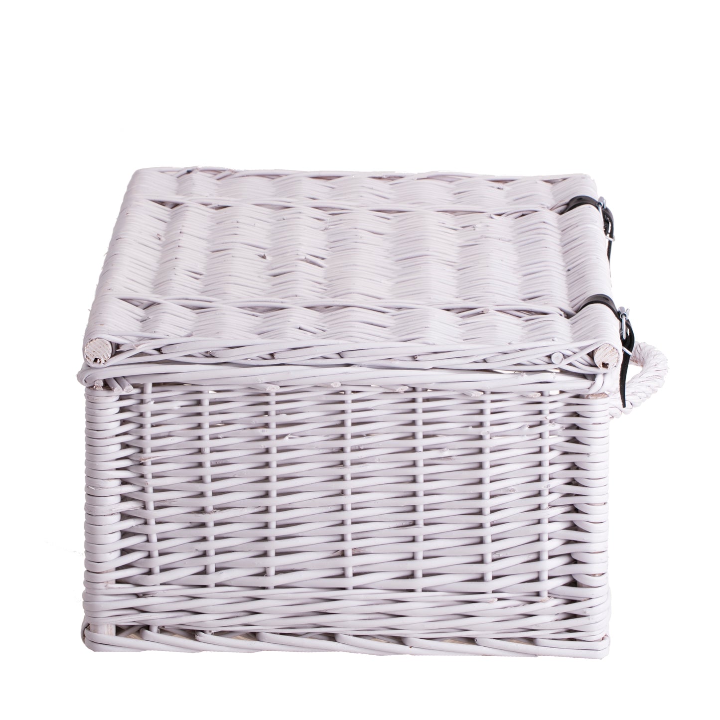 Viviana wiklinowa walizka z rączką i zamknięciem TheWickerStories