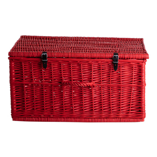 Viviana wiklinowa walizka z rączką i zamknięciem TheWickerStories