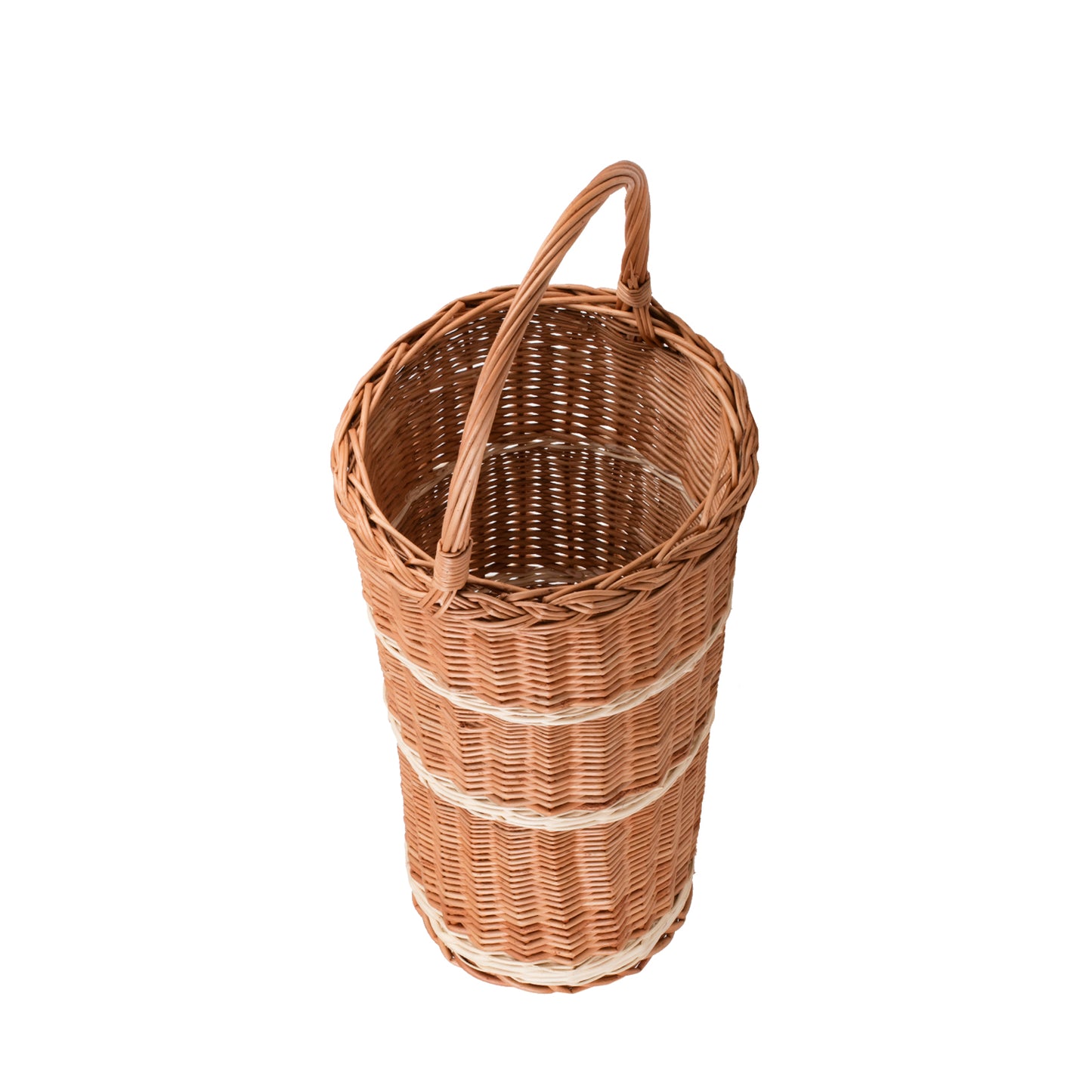 Vulpes wiklinowy kosz na parasolki z rączką TheWickerStories