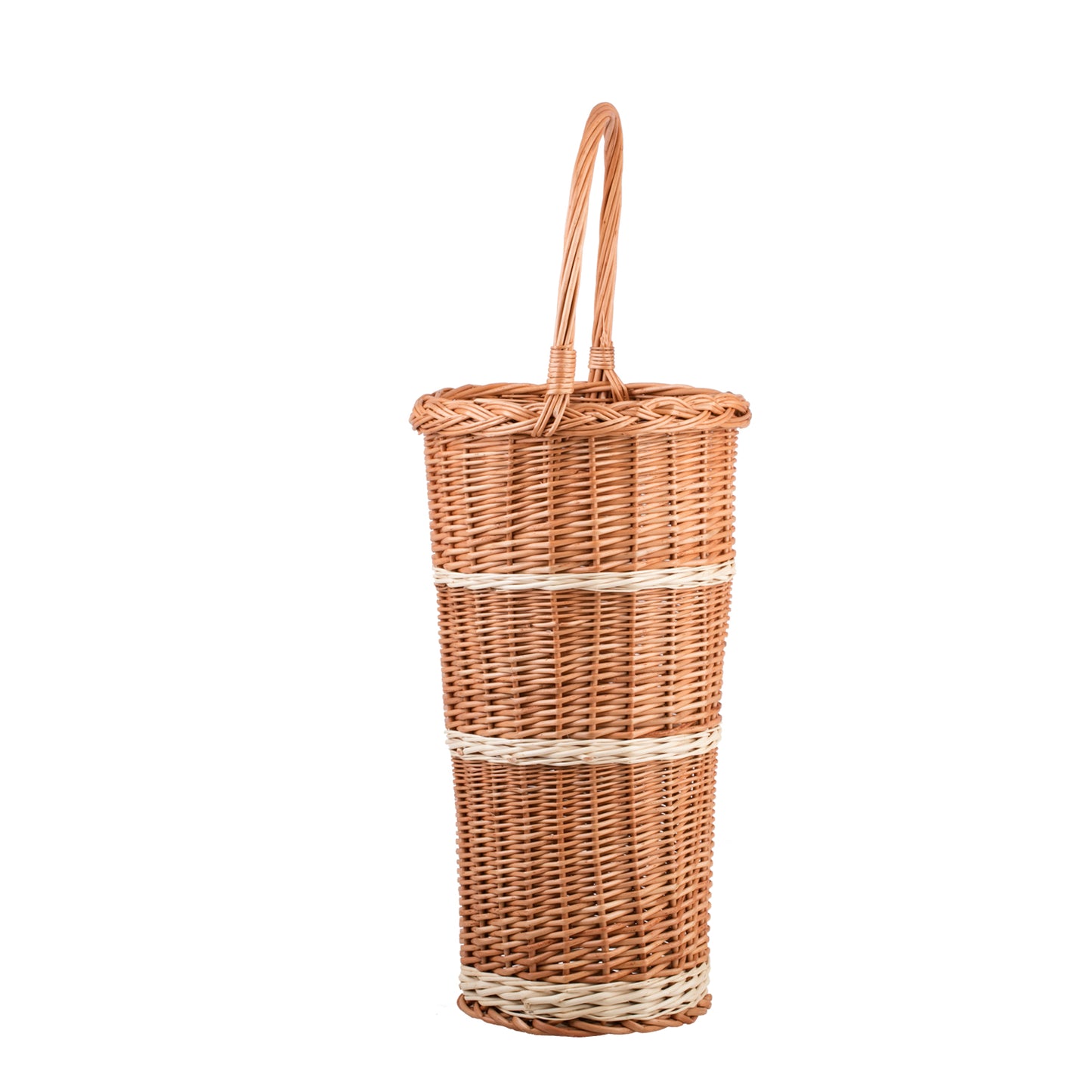 Vulpes wiklinowy kosz na parasolki z rączką TheWickerStories
