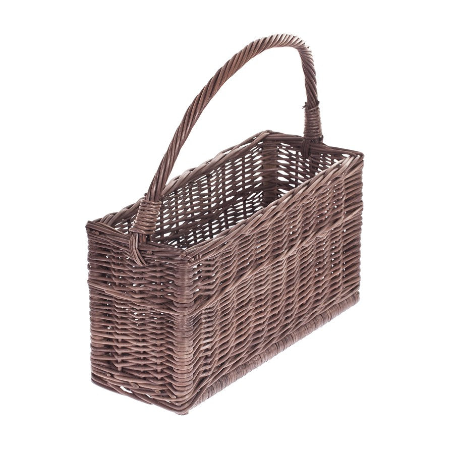 Gavis wiklinowy koszyk na czasopisma z rączką TheWickerStories