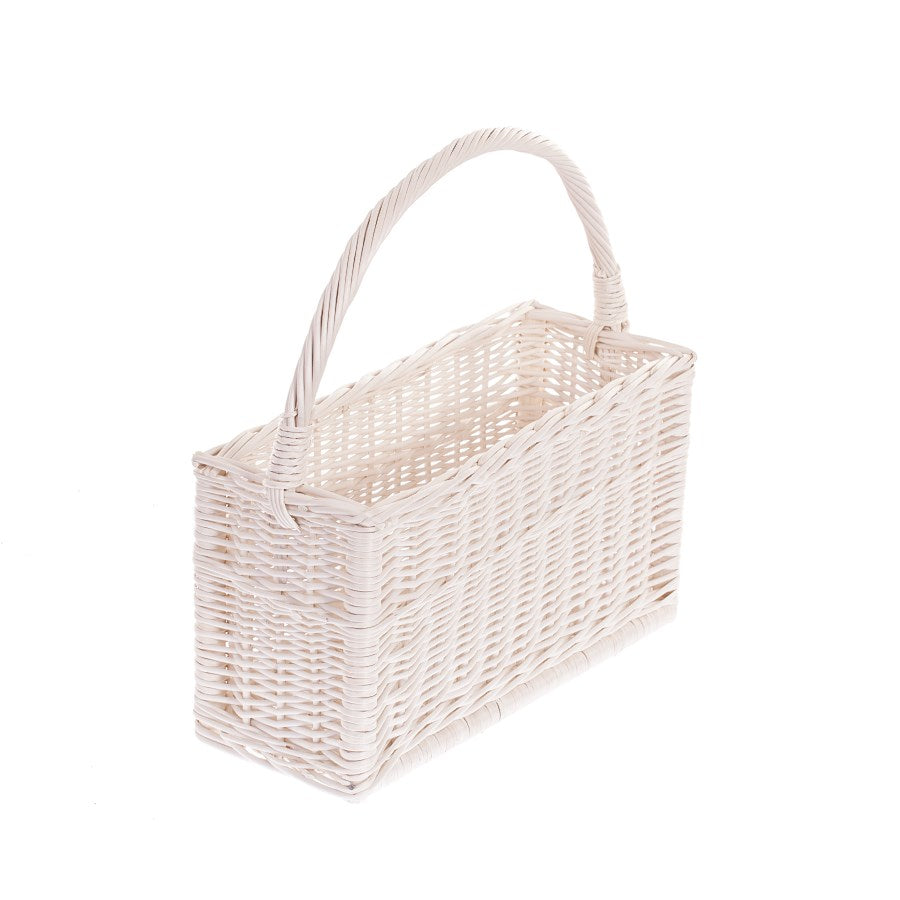 Gavis wiklinowy koszyk na czasopisma z rączką TheWickerStories