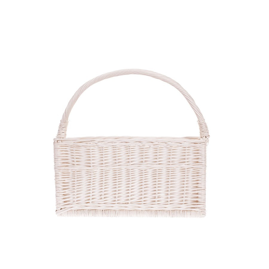 Gavis wiklinowy koszyk na czasopisma z rączką TheWickerStories