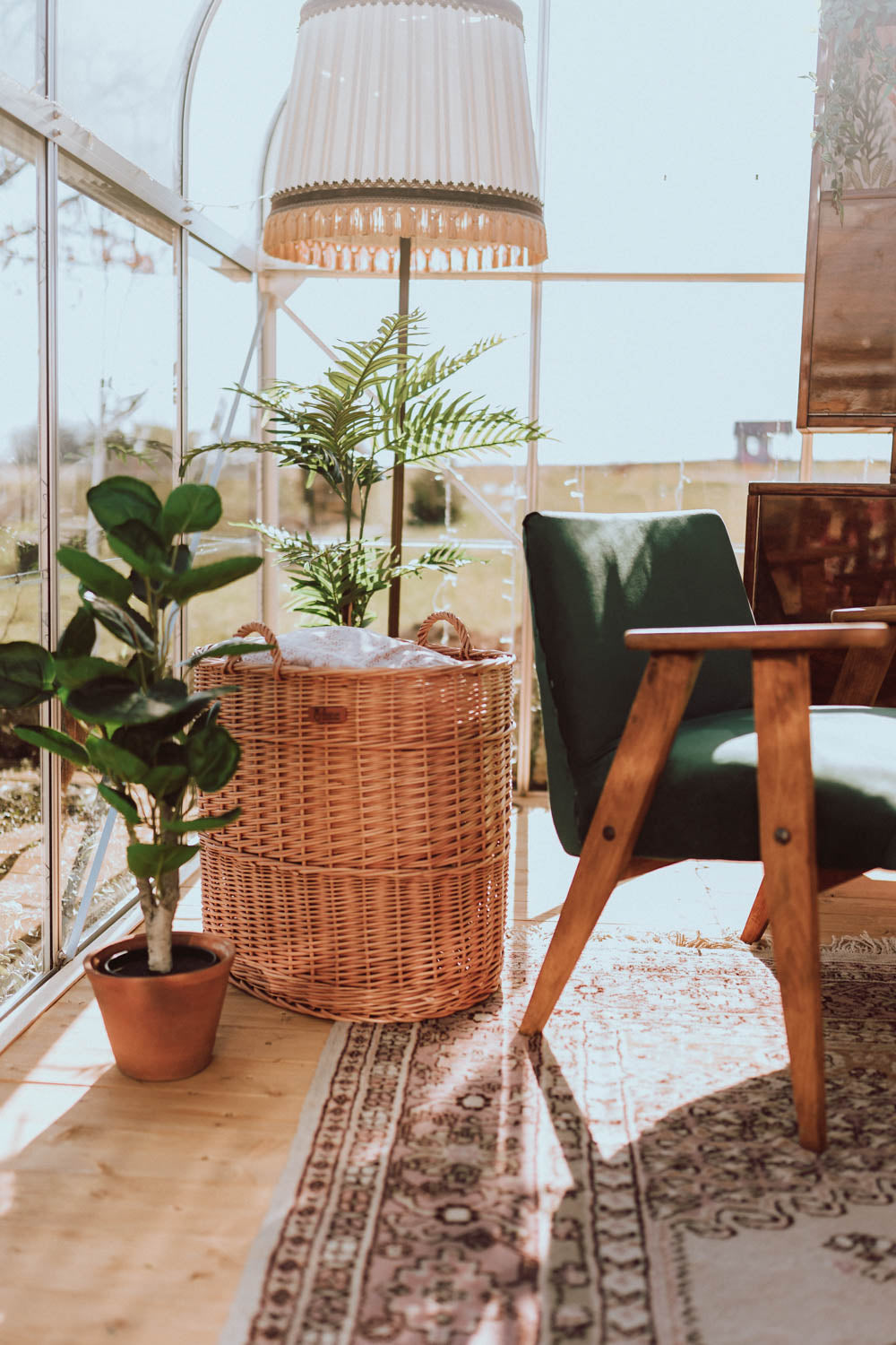 Celia wiklinowy koszyk pojemnik z uchwytami TheWickerStories