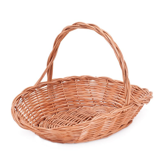 Zarila wiklinowy kosz na prezenty i owoce z rączką TheWickerStories