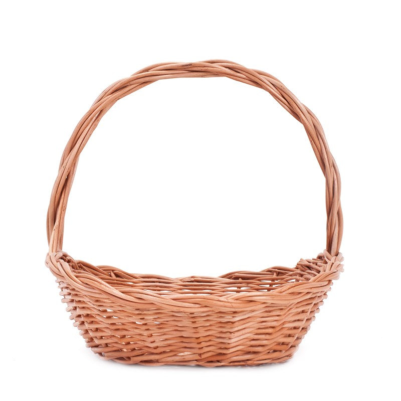 Zarila wiklinowy kosz na prezenty i owoce z rączką TheWickerStories