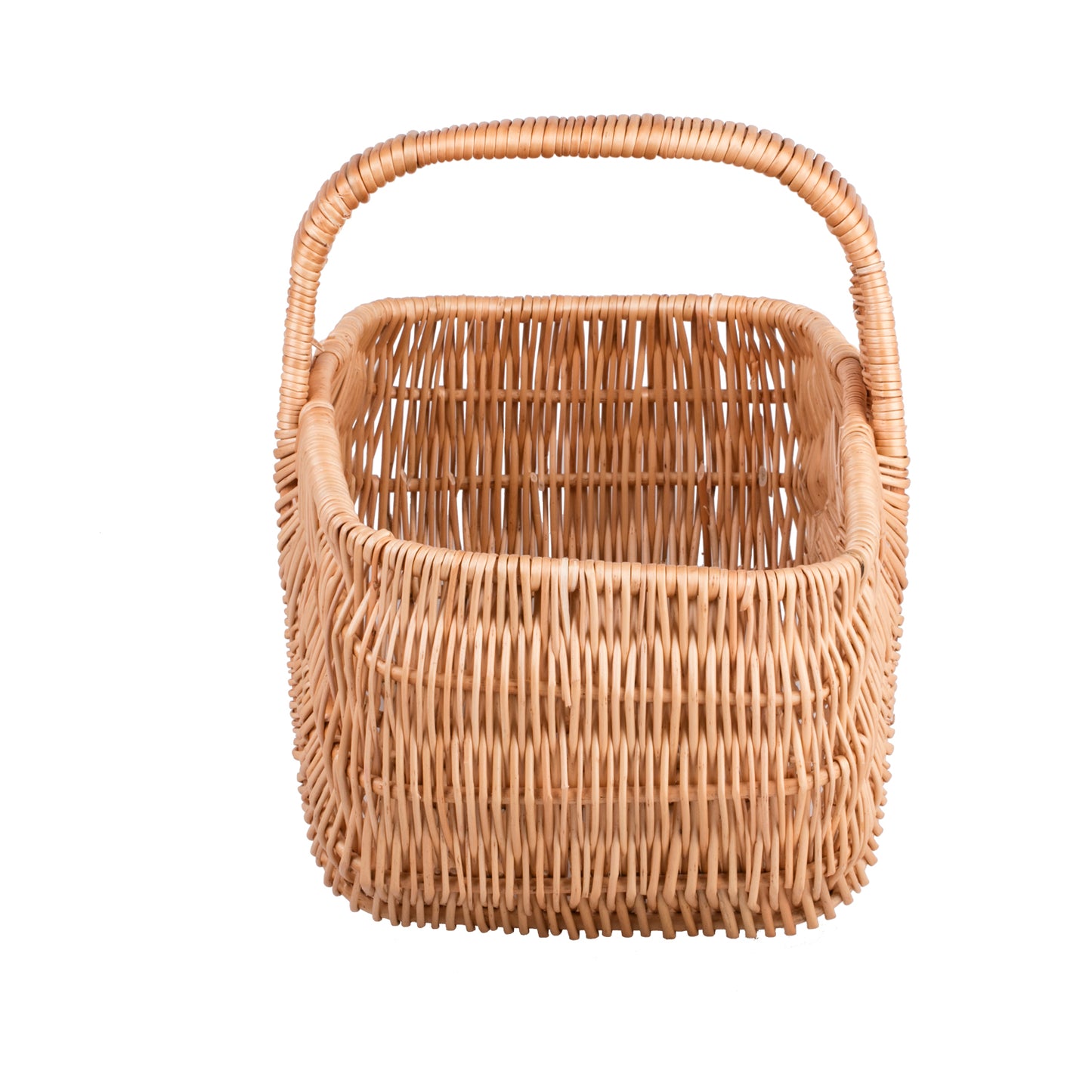 Werawia wiklinowy kosz na zakupy z rączką TheWickerStories