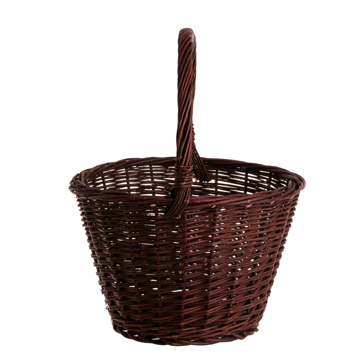 Valleria wiklinowy kosz ogrodowy na kwiaty i zbiory, z rączką TheWickerStories