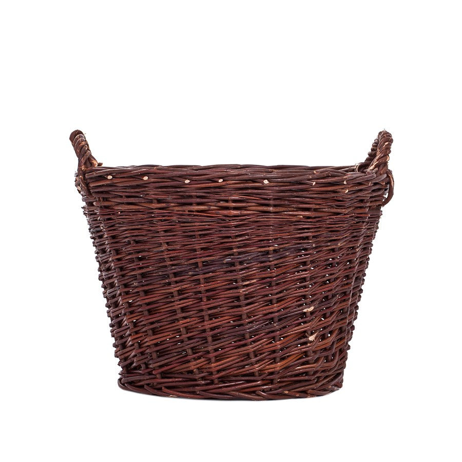 Flanoria wiklinowy kosz do przechowywania na pranie i zabawki, z uchwytami TheWickerStories