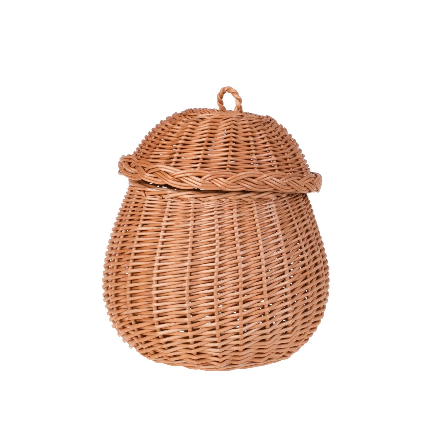 Zelveta wiklinowy koszyczek z wieczkiem TheWickerStories
