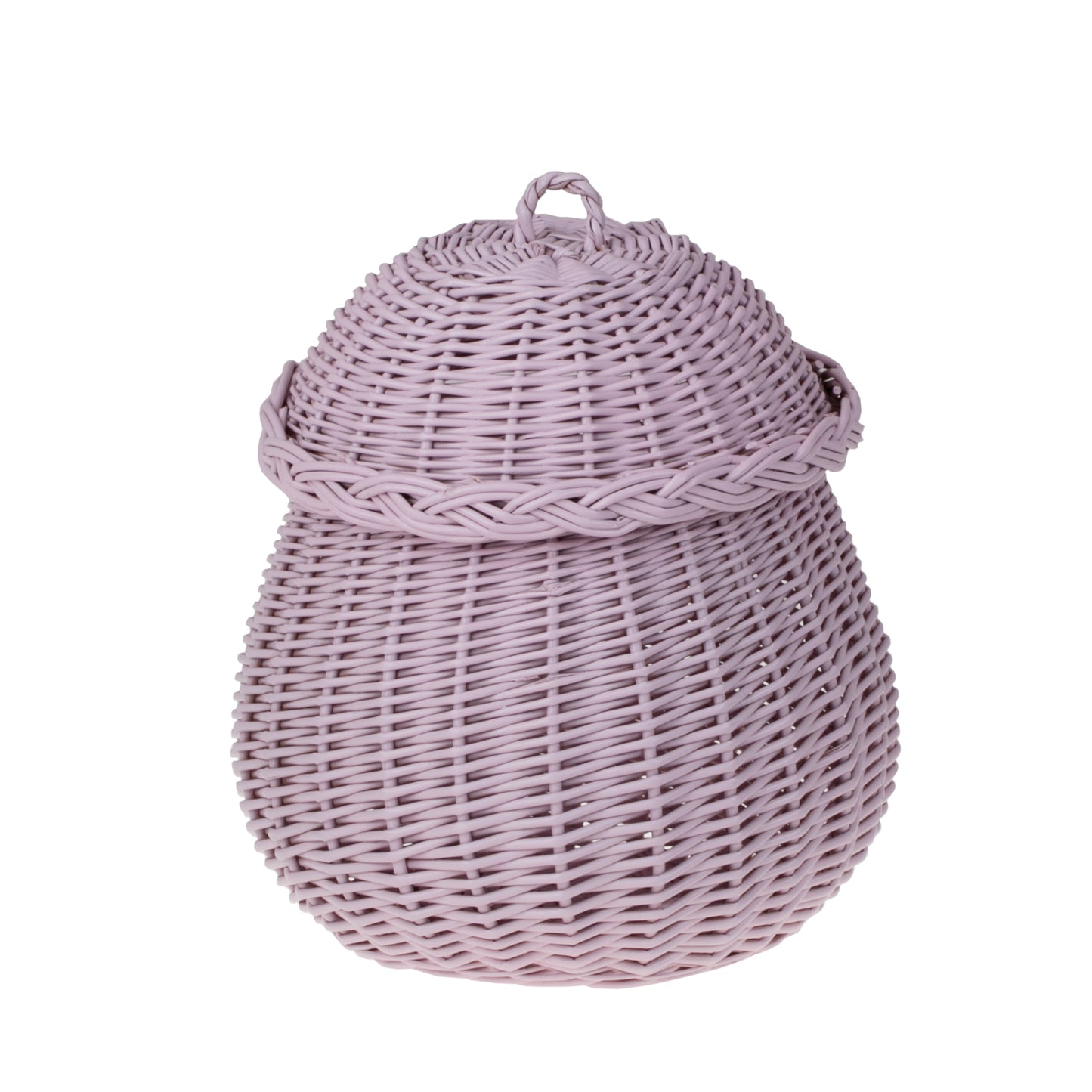 Zelveta wiklinowy pojemnik na drobiazgi do łazienki i sypialni, z pokrywą TheWickerStories