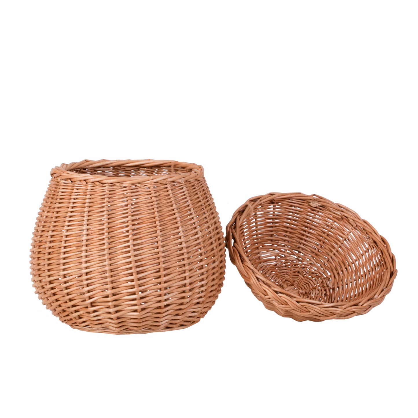 Zelveta wiklinowy koszyczek z wieczkiem TheWickerStories