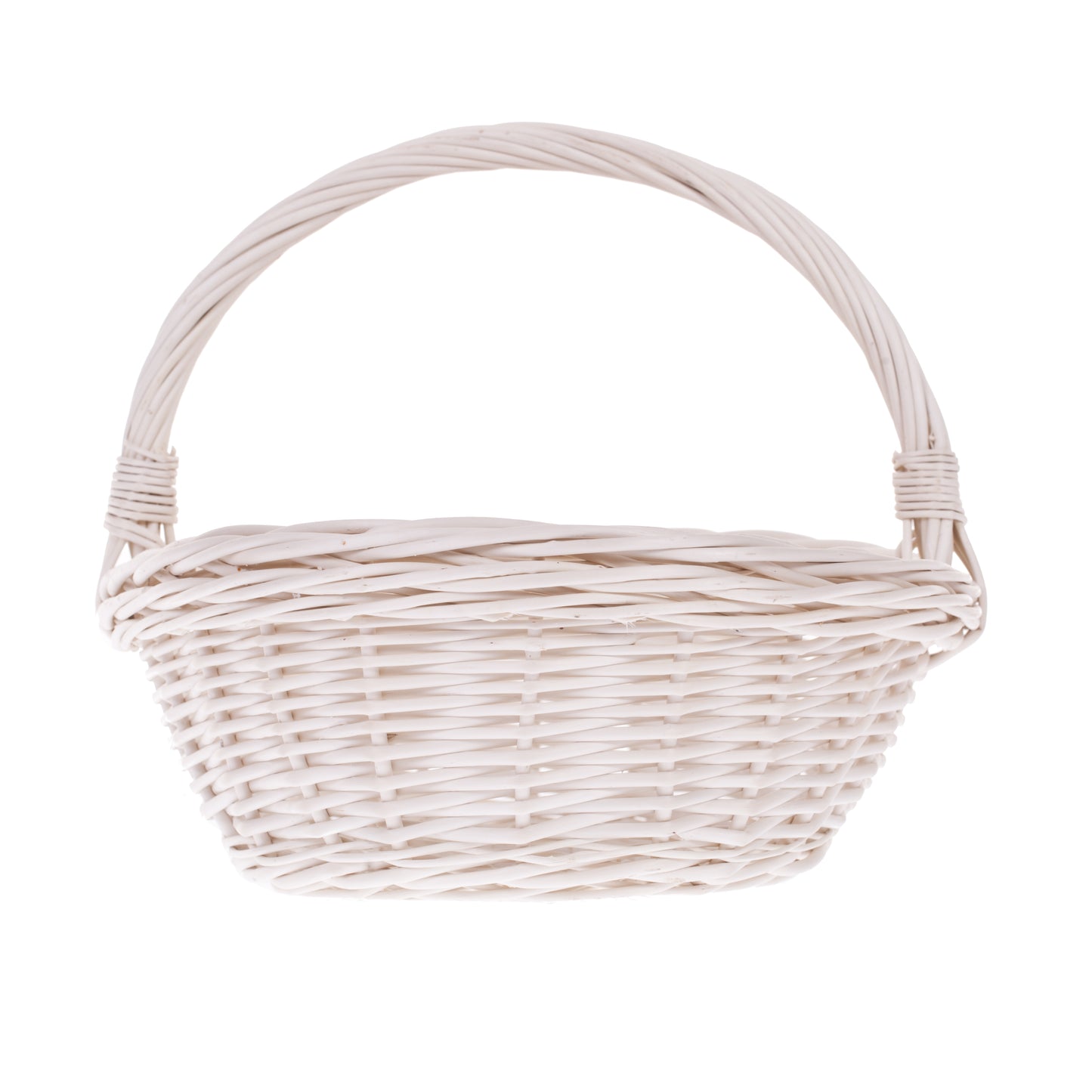 Wenevre wiklinowy kosz na zakupy, lekki i pojemny, z rączką TheWickerStories