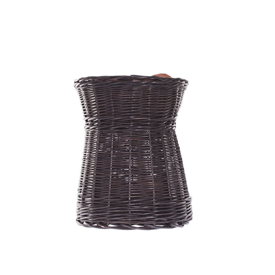 Erif wiklinowy domek dla kota z rdzawymi poduszkami, dwupoziomowy TheWickerStories