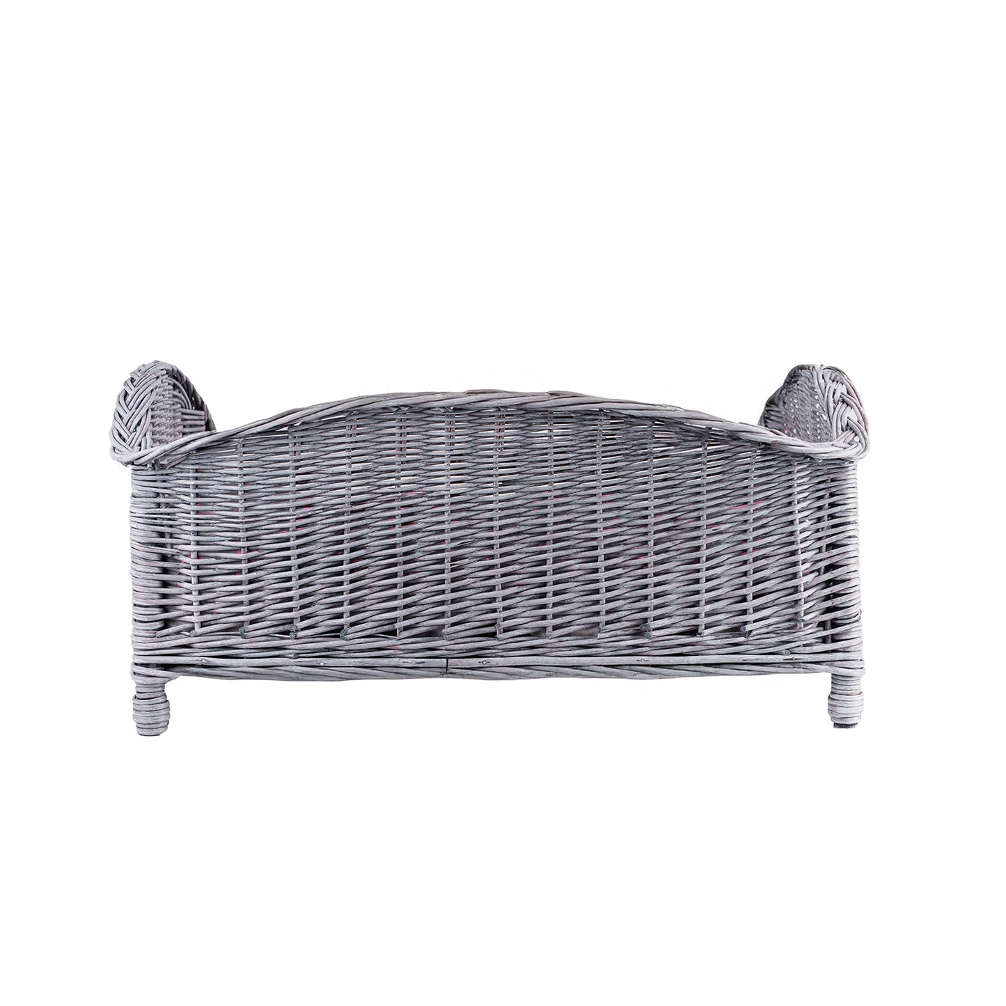 Erivia wiklinowy kosz-legowisko dla psa i kota z poduszką TheWickerStories