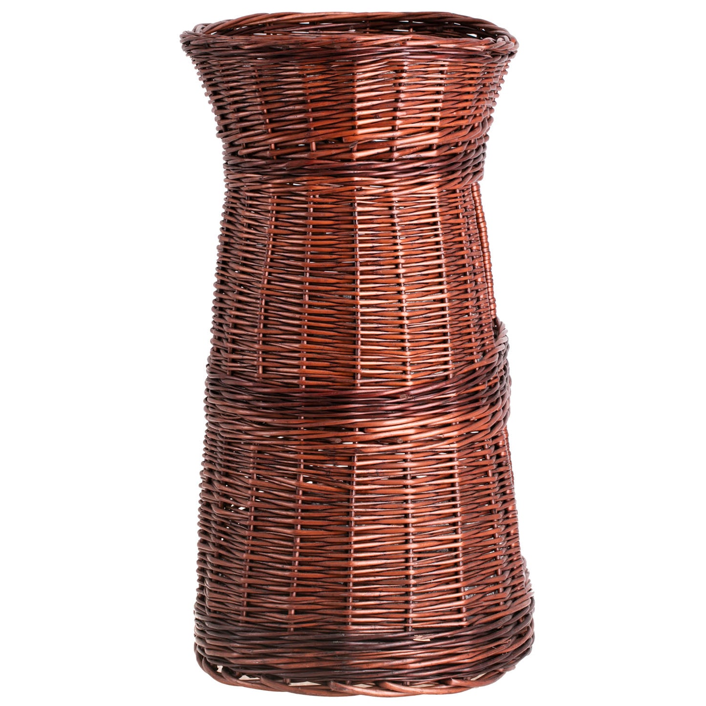 Elnoria wiklinowy kosz dla kota z szarymi poduszkami, trzy poziomy TheWickerStories