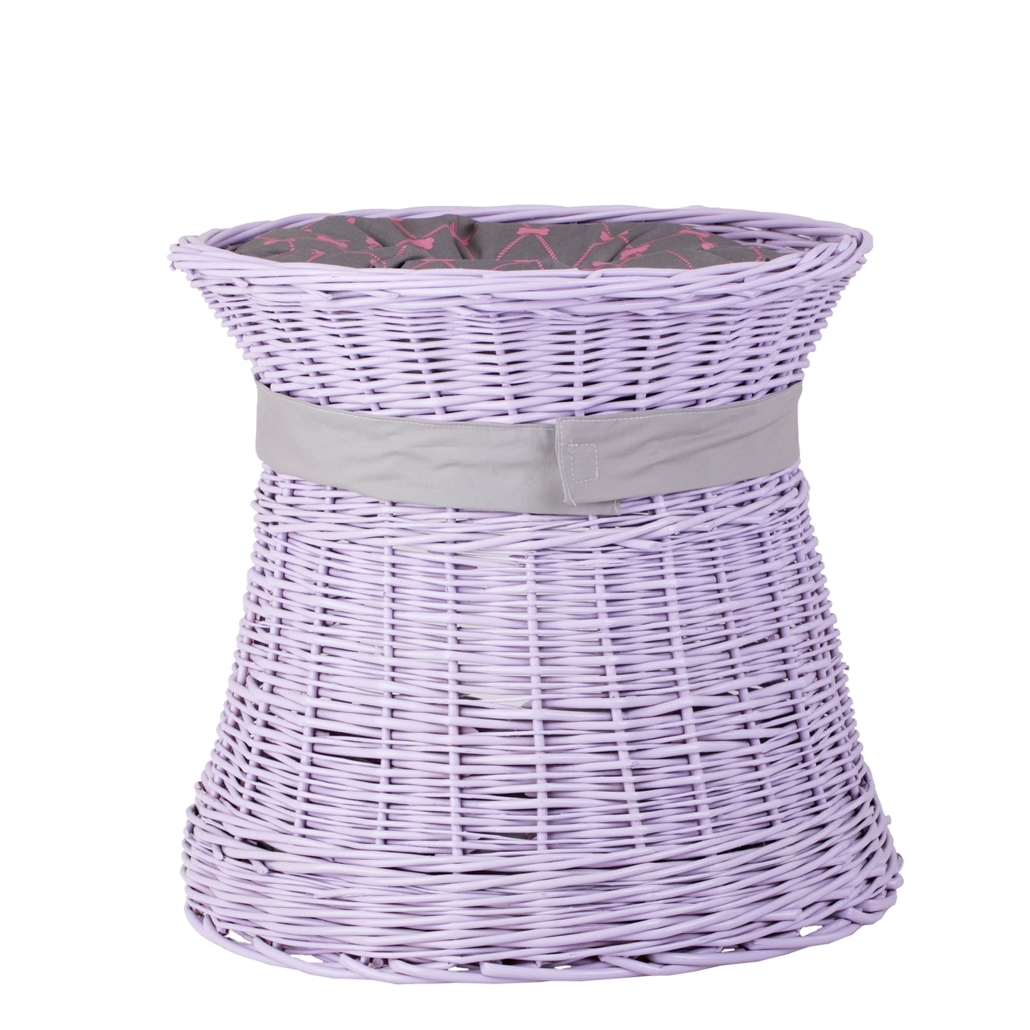 Eralis wiklinowy domek dla kota i małego psa z dwiema poduszkami TheWickerStories