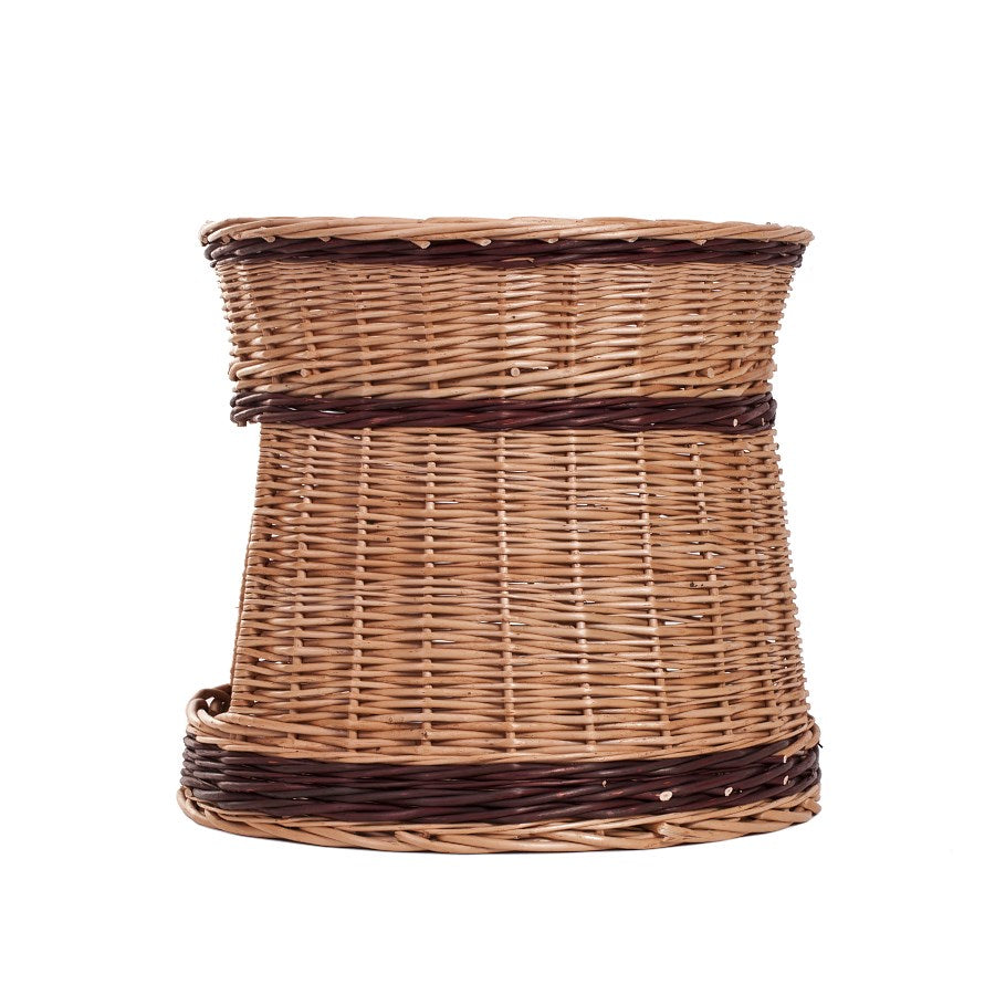 Eralis wiklinowy domek dla kotów i małych psów, dwupoziomowy z legowiskiem na górze TheWickerStories