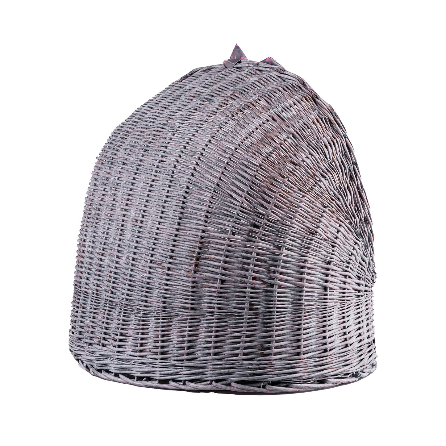 Elarion wiklinowy domek dla kota i małego psa, z poduszką TheWickerStories