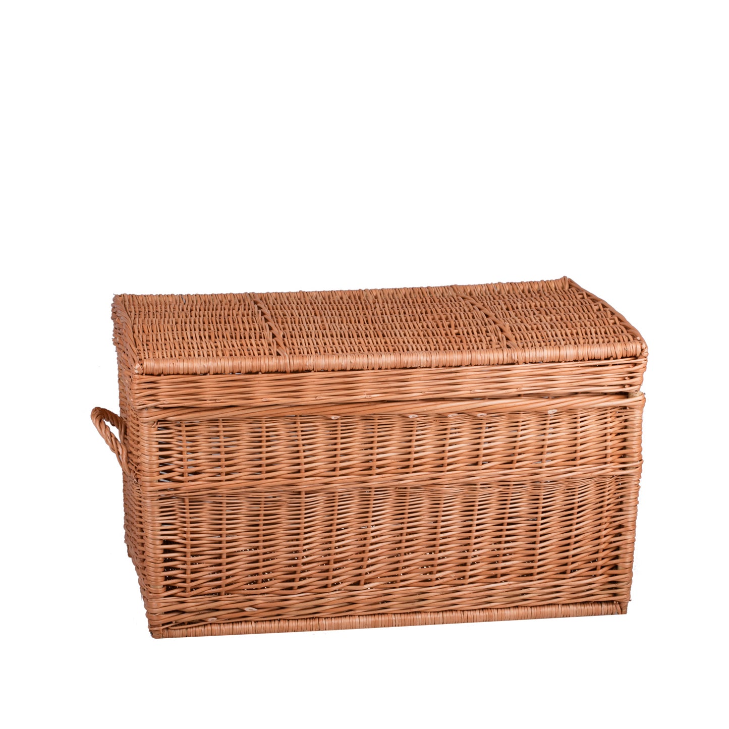 Kogia wiklinowy kosz z rączkami i wiekiem TheWickerStories