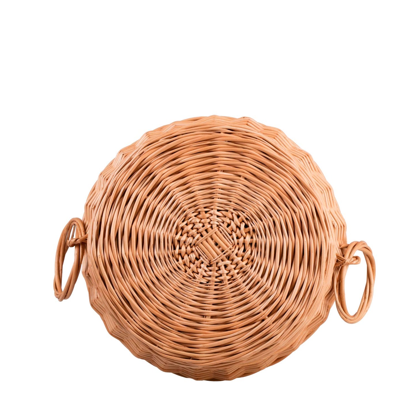 Marlis wiklinowy kosz na pranie z pokrywą i uchwytami TheWickerStories