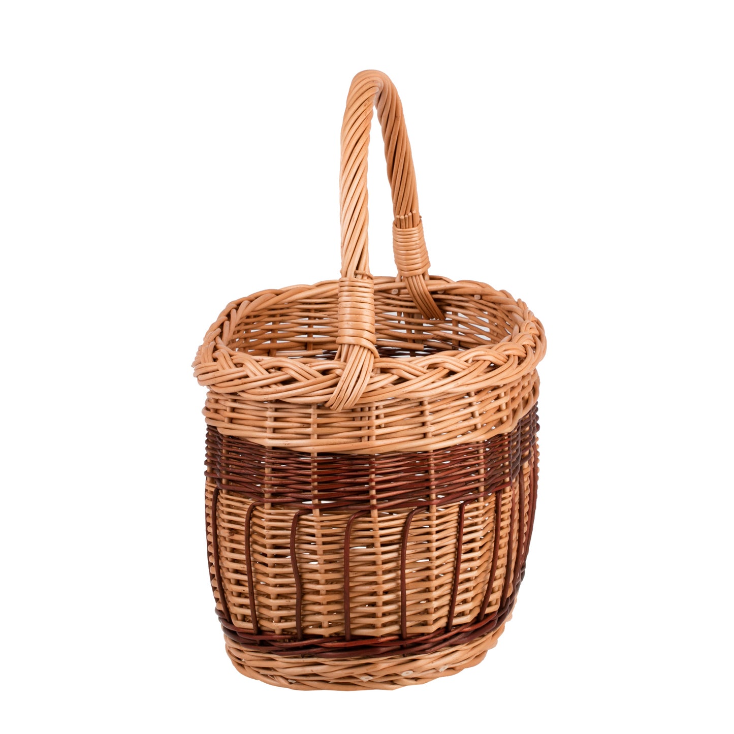 Wictorissa kosz na zakupy z rączką wiklinową TheWickerStories