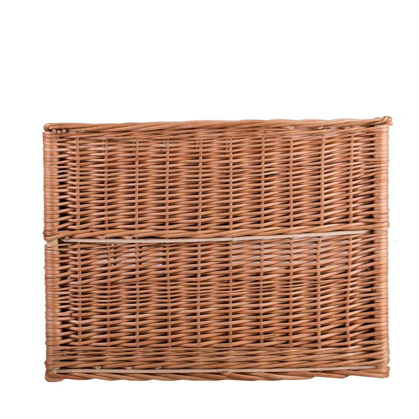 Estrella wiklinowy domek dla kota z dwoma wodoodpornymi poduszkami, tarasem i okienkiem TheWickerStories