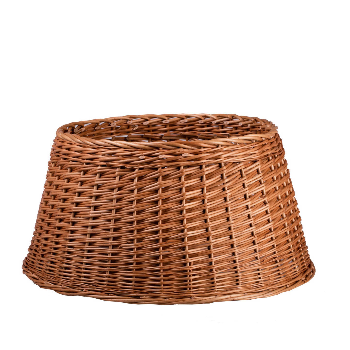 Cerin wiklinowy kołnierz na choinkę, osłona stojaka TheWickerStories