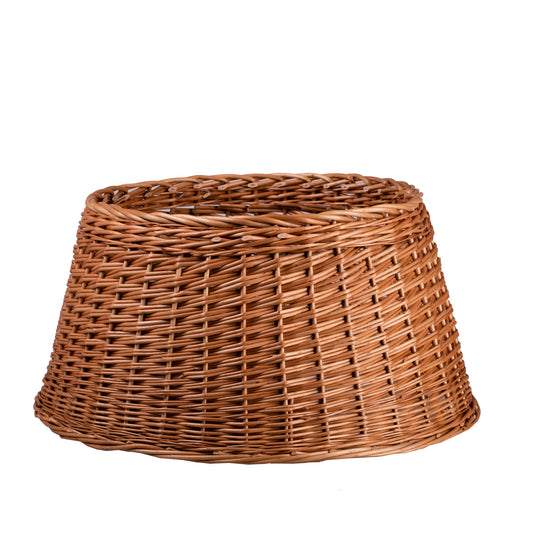 Cerin wiklinowy kołnierz na choinkę, osłona stojaka TheWickerStories