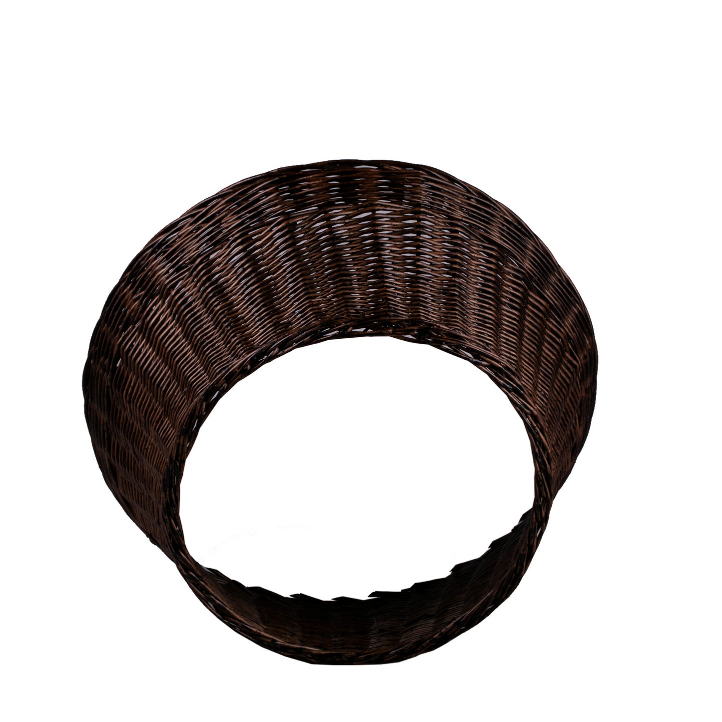 Cerin wiklinowy kołnierz choinkowy do maskowania stojaka TheWickerStories