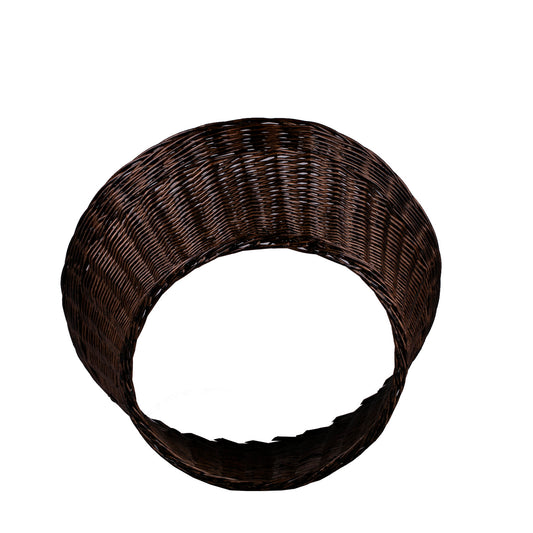 Cerin wiklinowy kołnierz choinkowy do maskowania stojaka TheWickerStories