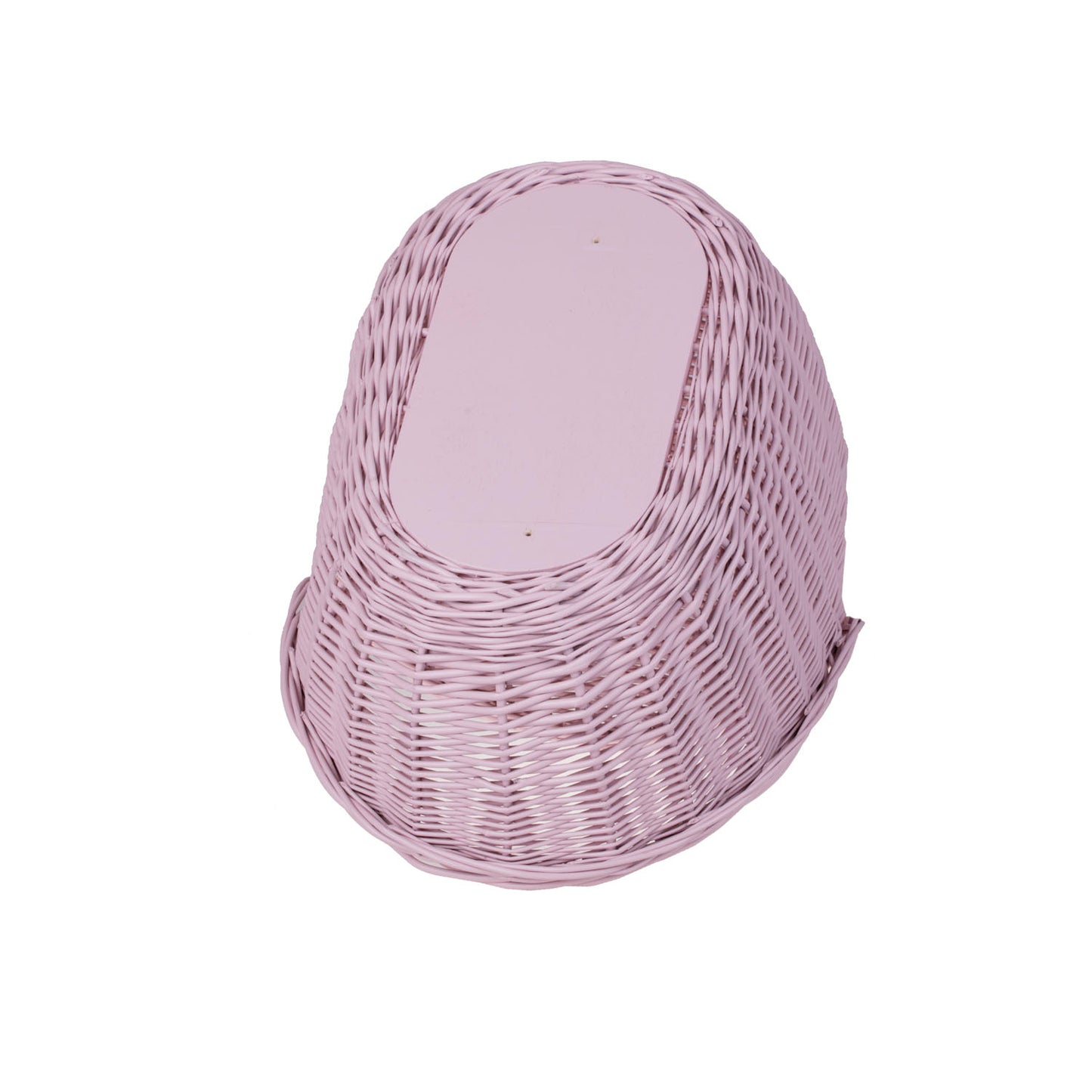 Lili wiklinowy wózek dla lalek z różowym obszyciem, kołderką i poduszką TheWickerStories