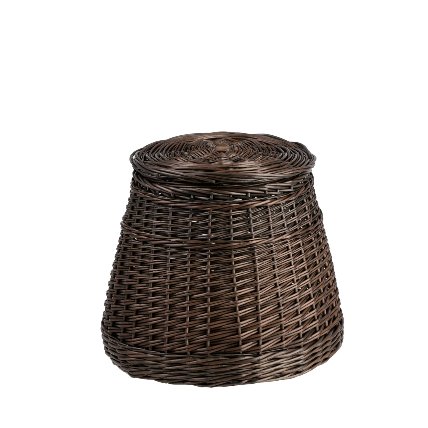 Mirell wiklinowy kosz na pranie i zabawki z pokrywą TheWickerStories