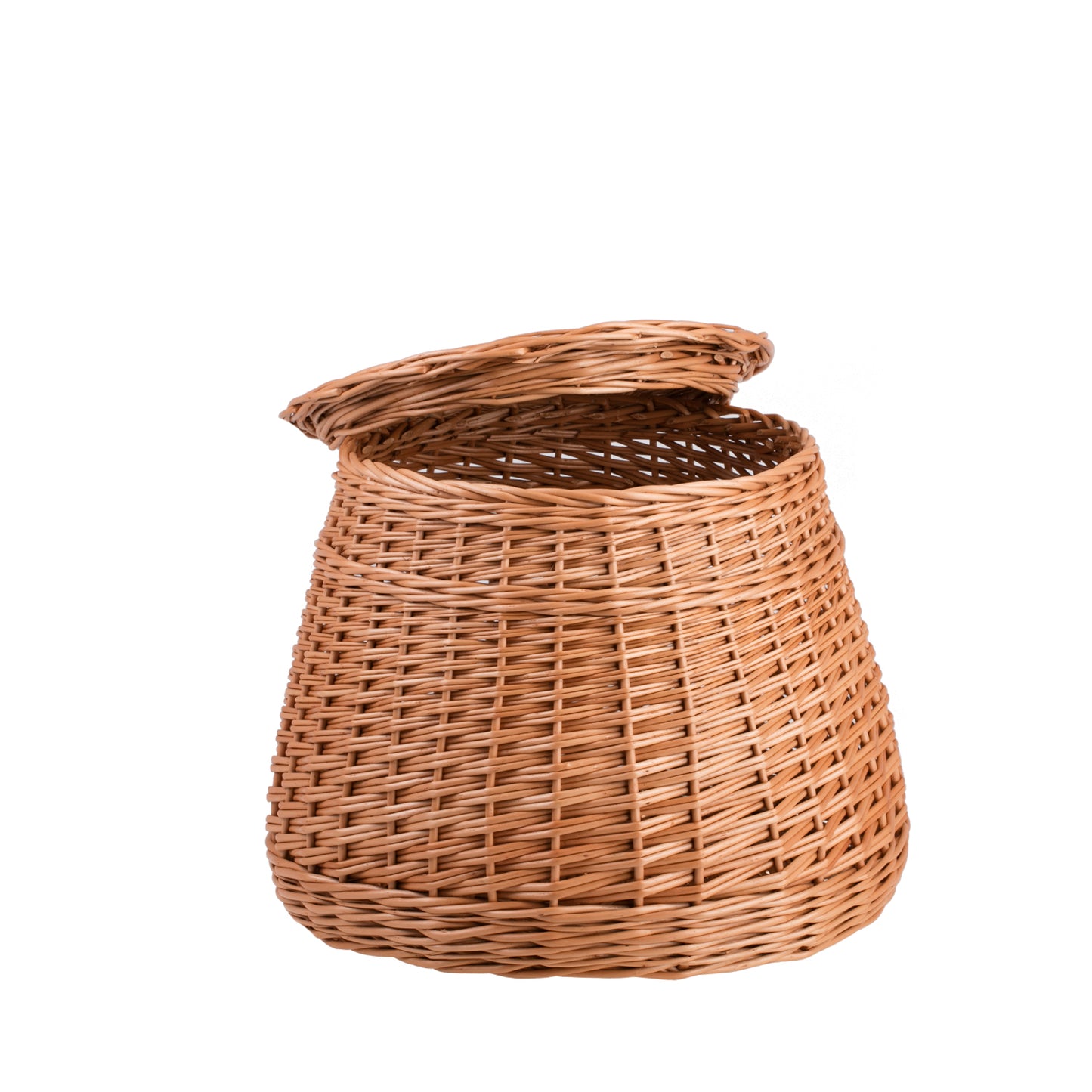 Mirell wiklinowy kosz na pranie z pokrywą TheWickerStories