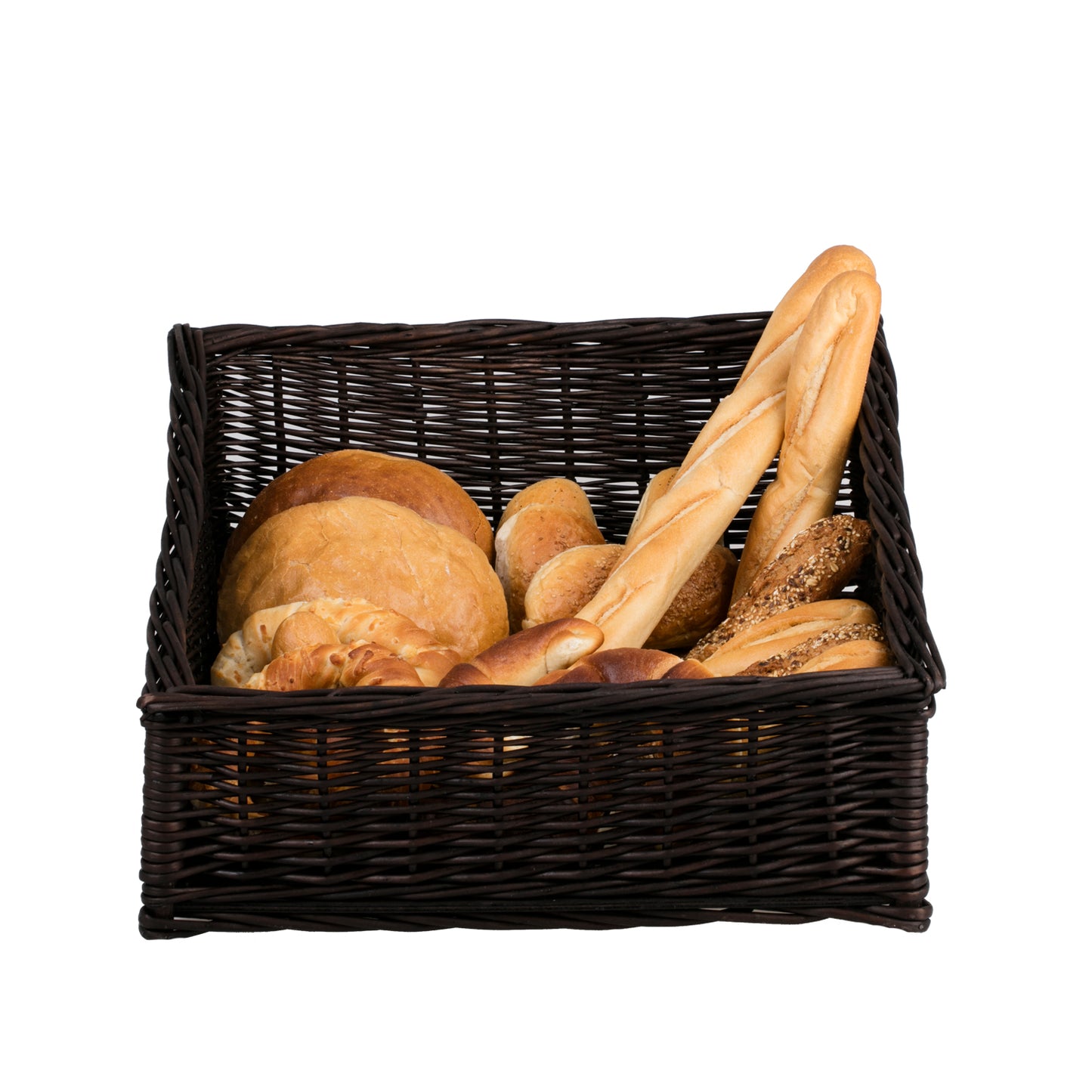 Tilda wiklinowy kosz ekspozycyjny na pieczywo i owoce TheWickerStories