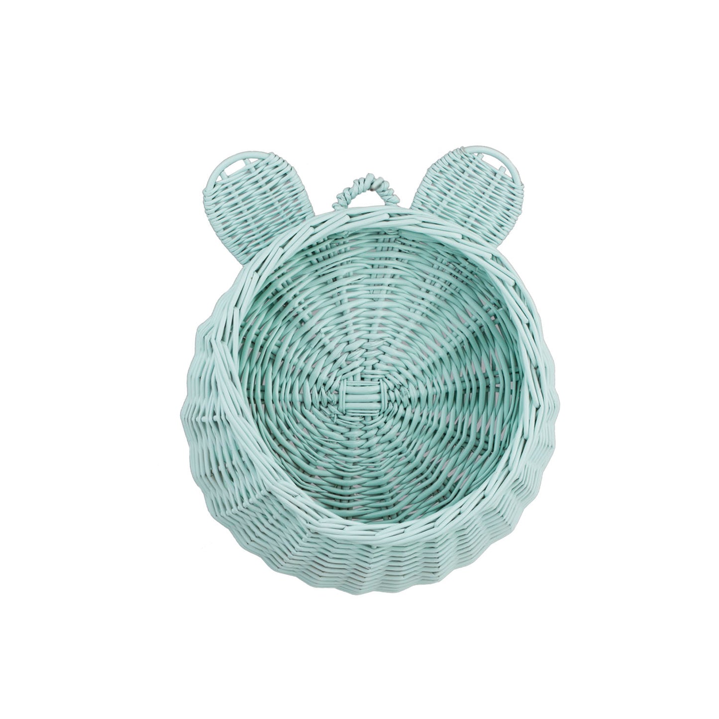 Zanoria wiklinowy kosz do pokoju dziecięcego do powieszenia, z uchwytem TheWickerStories