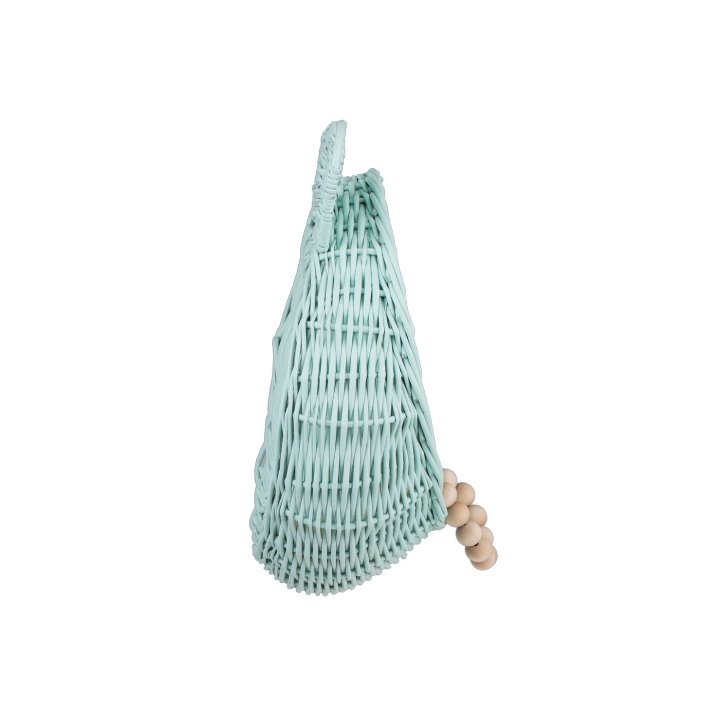 Zanoria wiklinowy kosz do pokoju dziecięcego do powieszenia, z uchwytem TheWickerStories