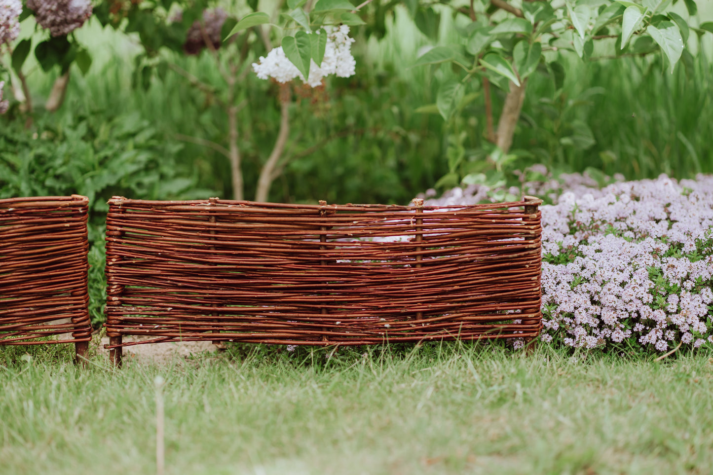 Domitia zestaw 5 palisad wiklinowych do ogrodu TheWickerStories