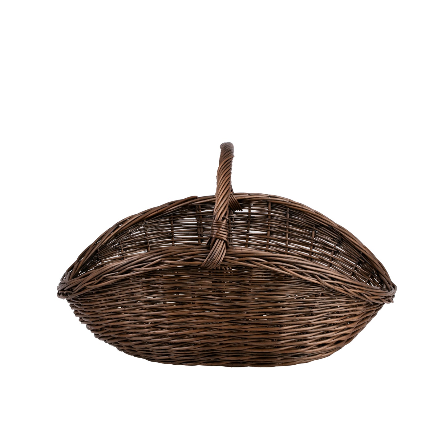 Fiorenla wiklinowy kosz na drewno kominkowe z rączką TheWickerStories