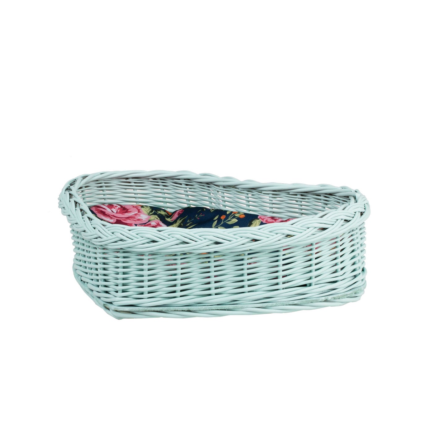 Zadaris wiklinowy koszyczek z różowym wkładem TheWickerStories