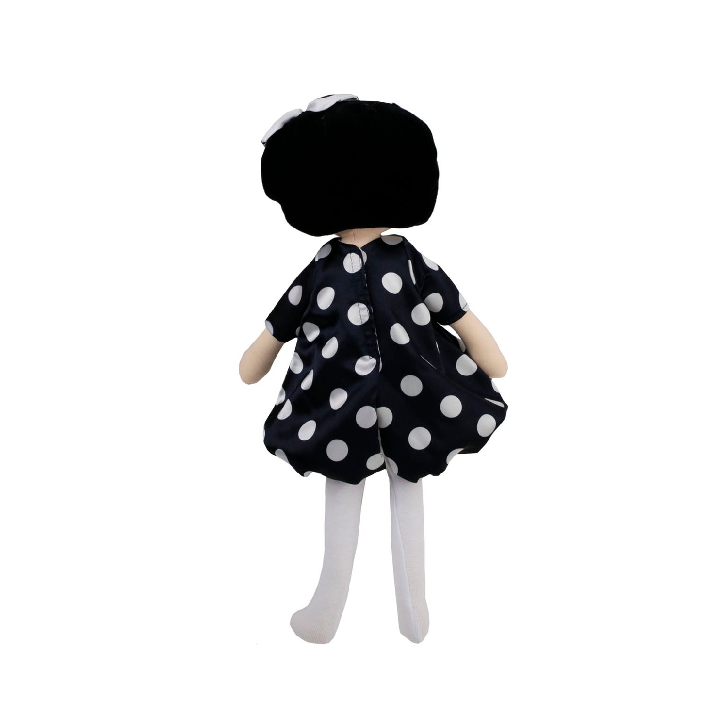 Fiora ręcznie robiona lalka z czarnym obszyciem TheWickerStories