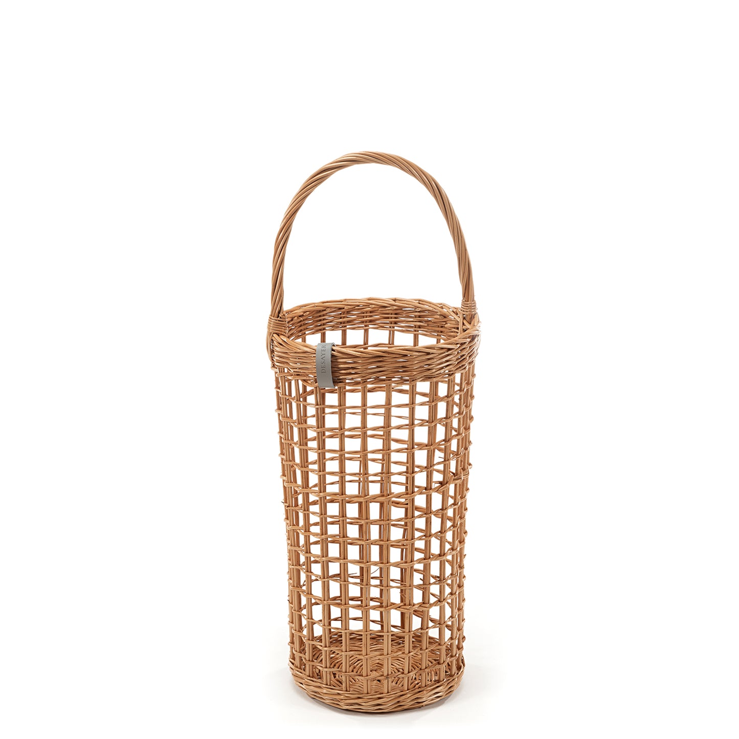 Vivelle wiklinowy stojak na parasole do przedpokoju z uchwytem TheWickerStories