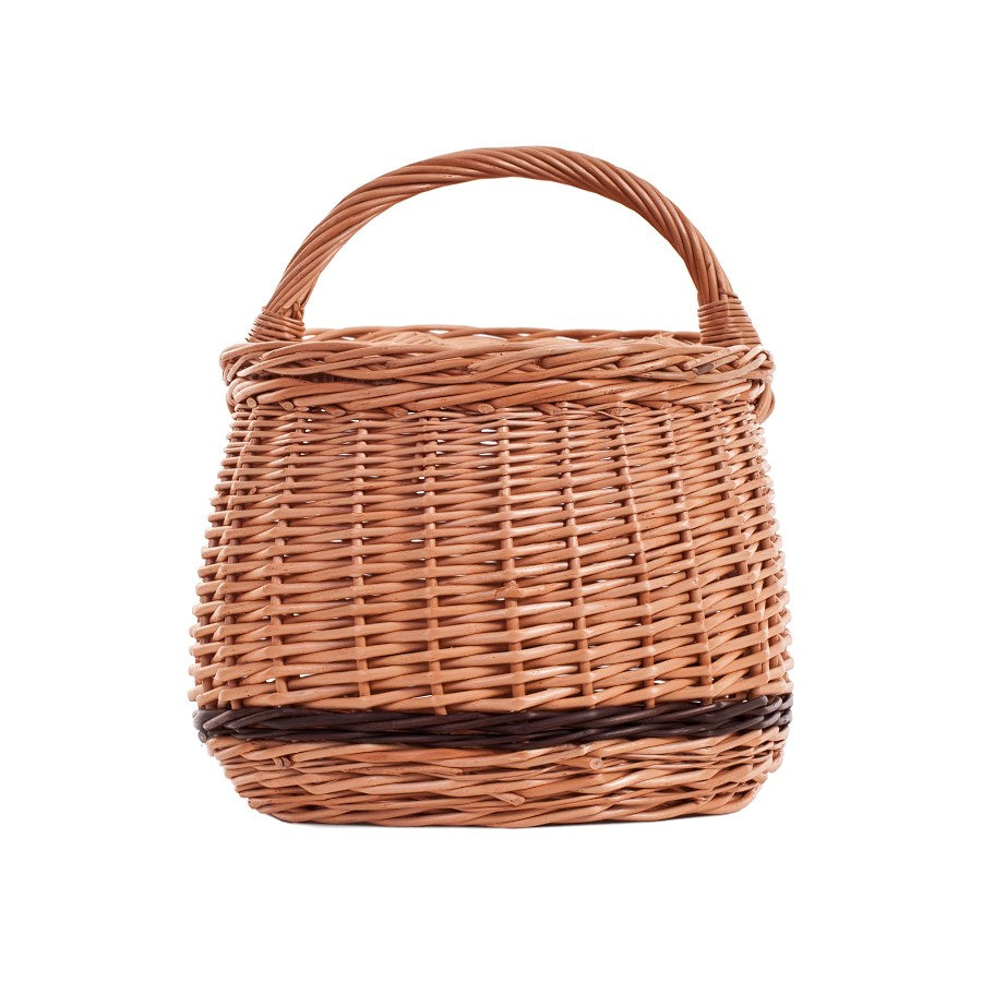 Kardia wiklinowy kosz piknikowy z pokrywą i rączką