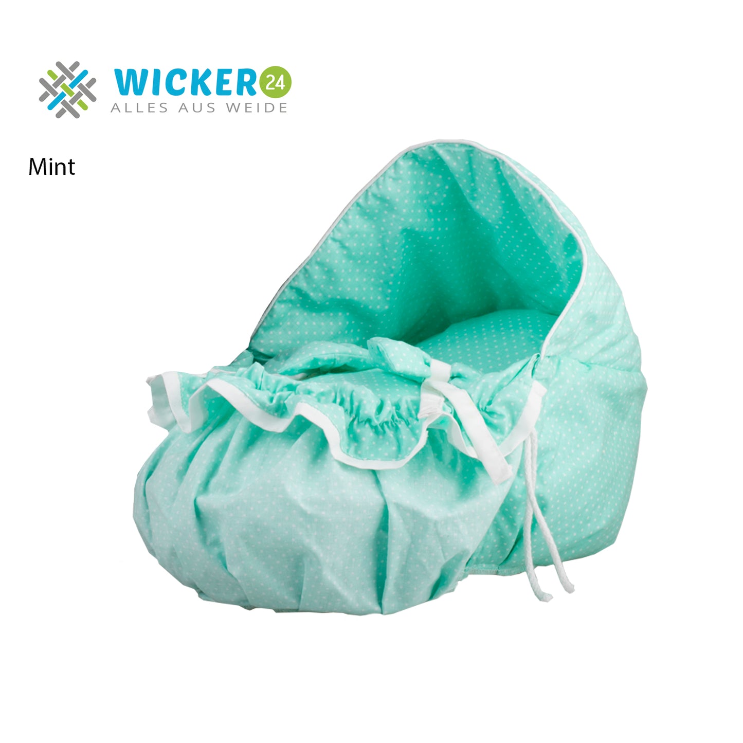 Lili pościel z beżowym obszyciem, kołderką i poduszką TheWickerStories