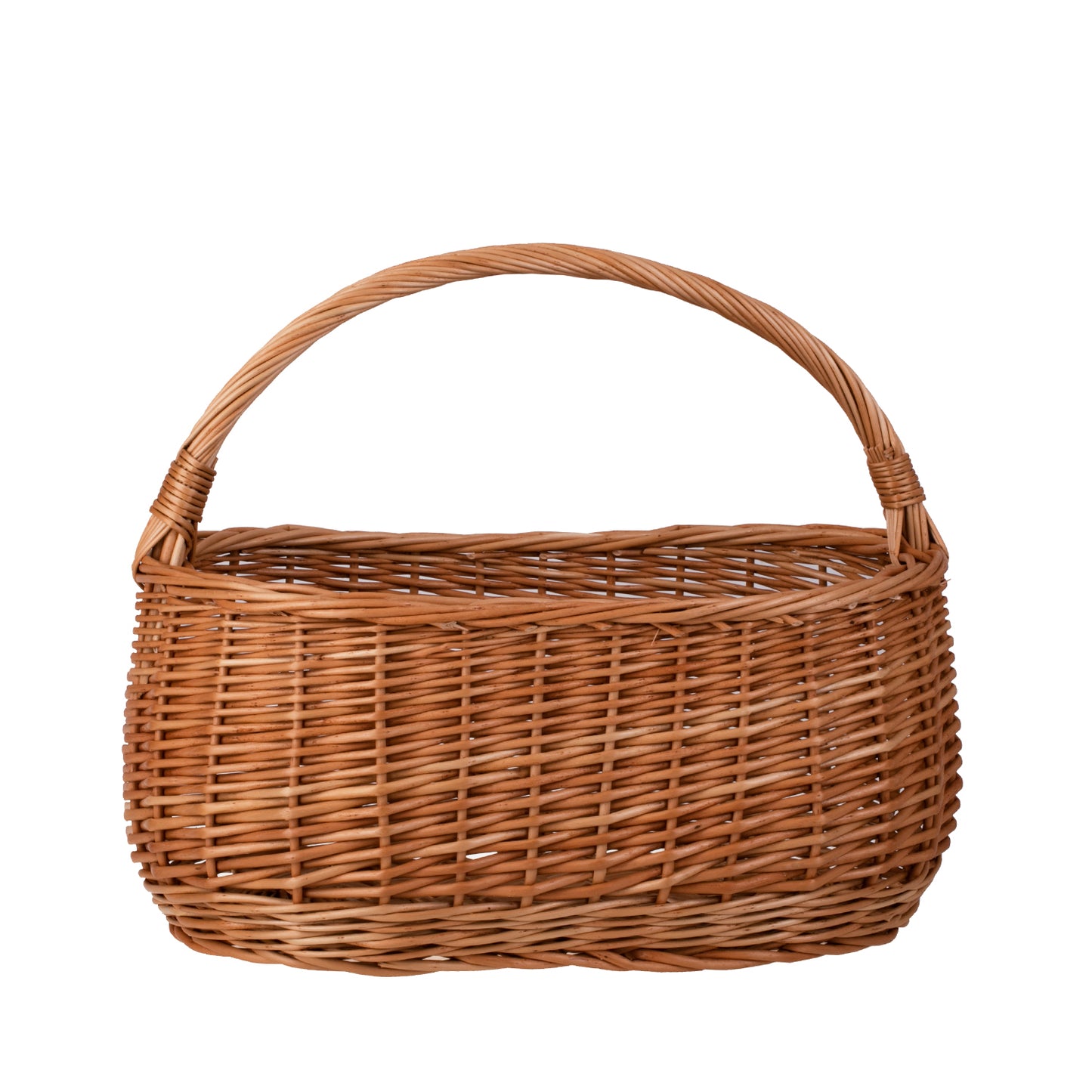 Wilerissa kosz na zakupy z rączką wiklinową TheWickerStories