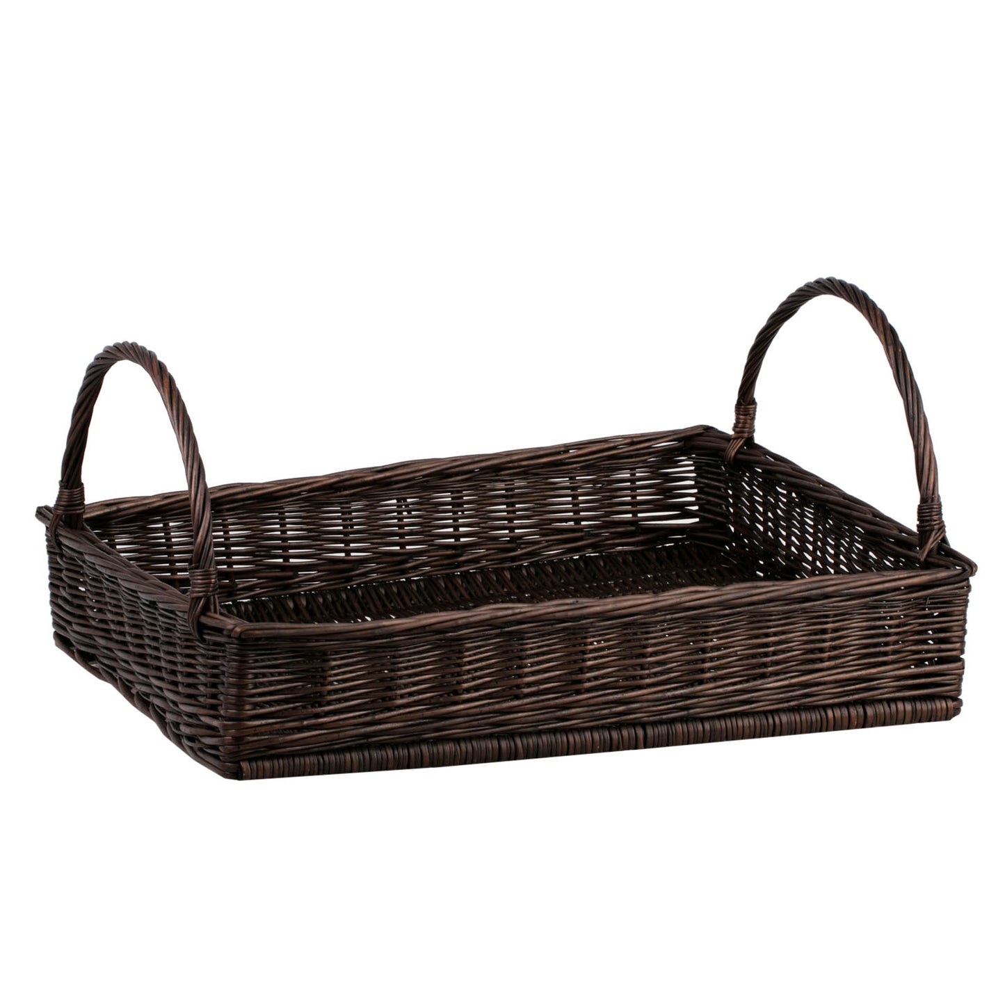 Allium wiklinowy kosz do serwowania i przechowywania z uchwytami TheWickerStories